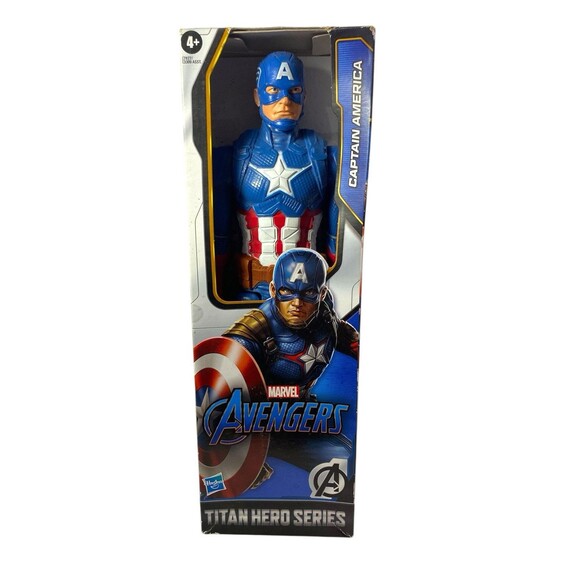 Hasbro Inc Marvel Avengers Titan Hero Series Captain America Action Figure - Picture 2 of 7